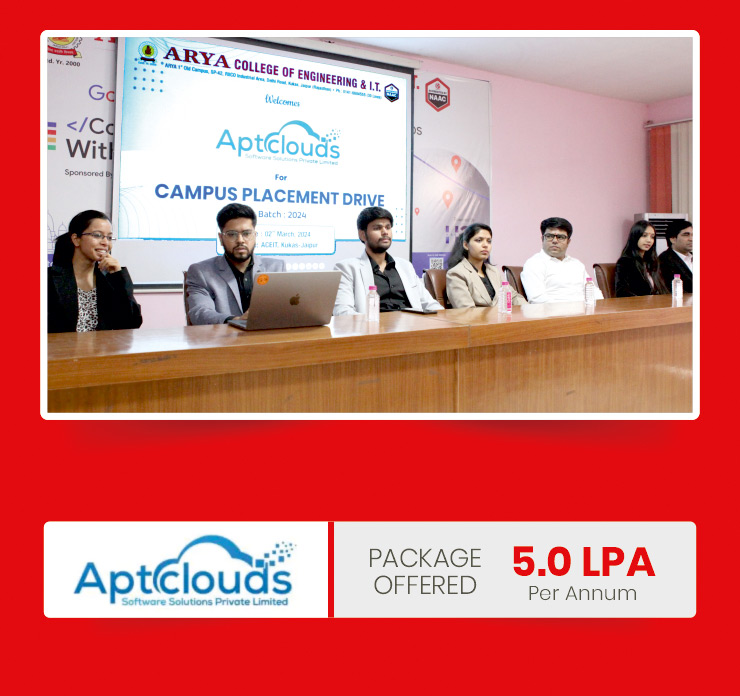 Robomq for Placements in Arya College