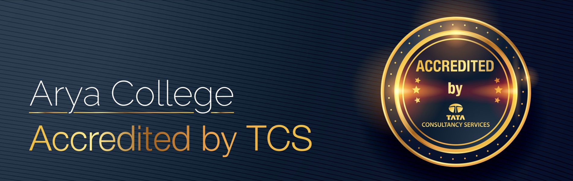 Accredited by TCS