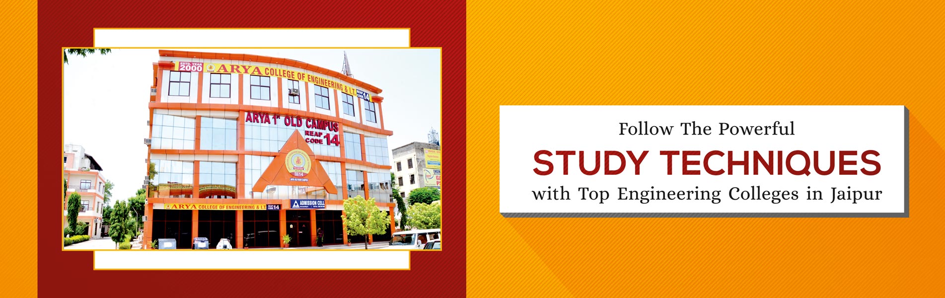 Follow the powerful study techniques with Top Engineering colleges in Jaipur