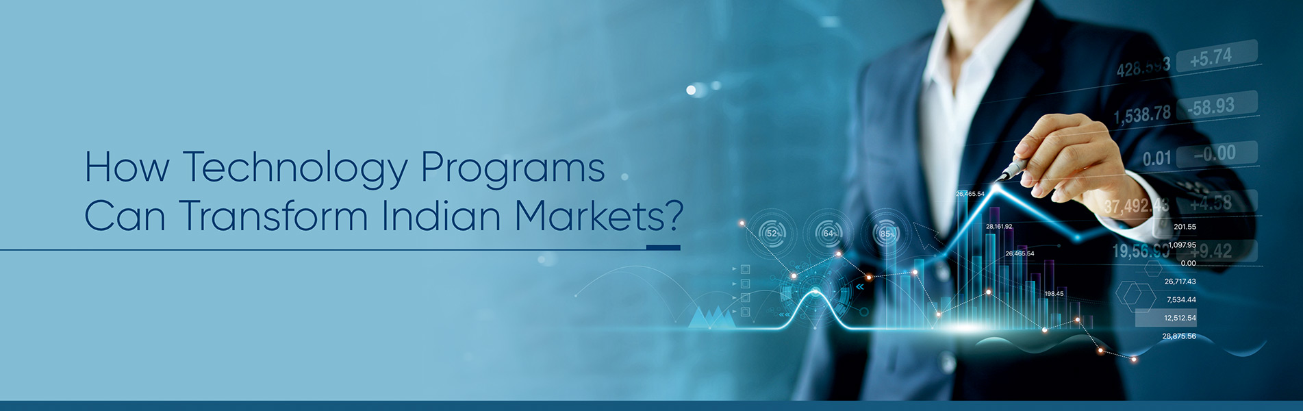 How technology programs can transform Indian markets?