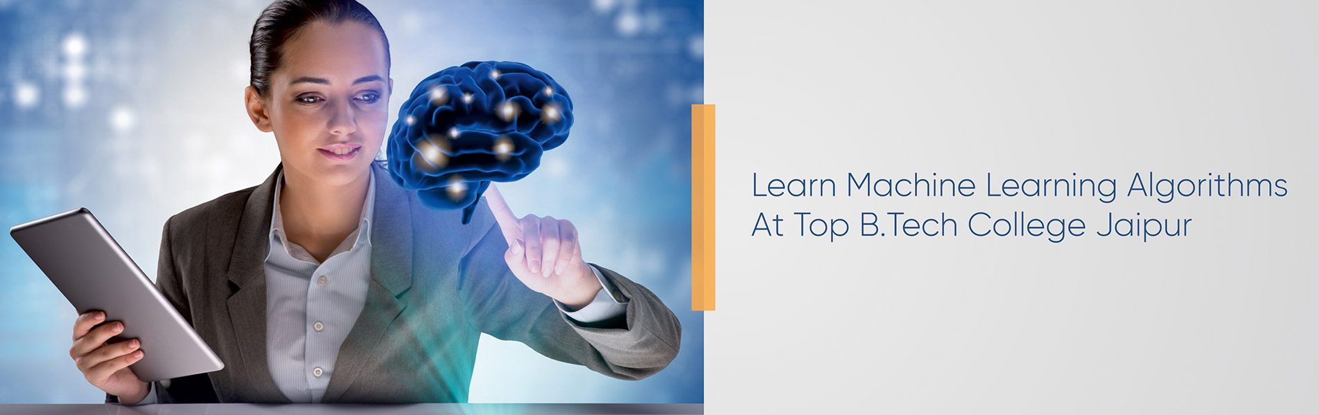 Learn machine learning algorithms at Top BTech College Jaipur