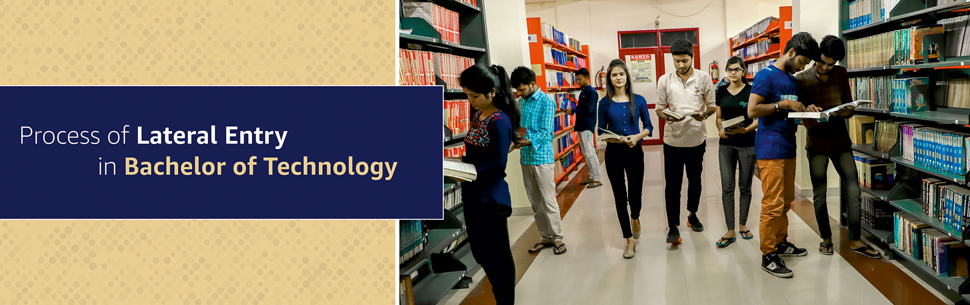 Process of lateral entry in Bachelor of Technology