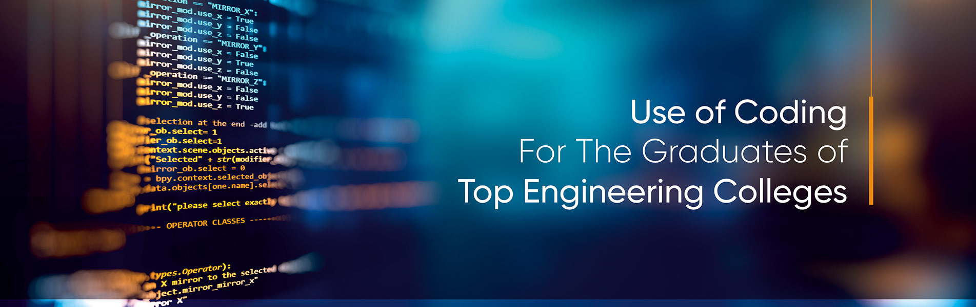 Use of coding for the graduates of top engineering colleges
