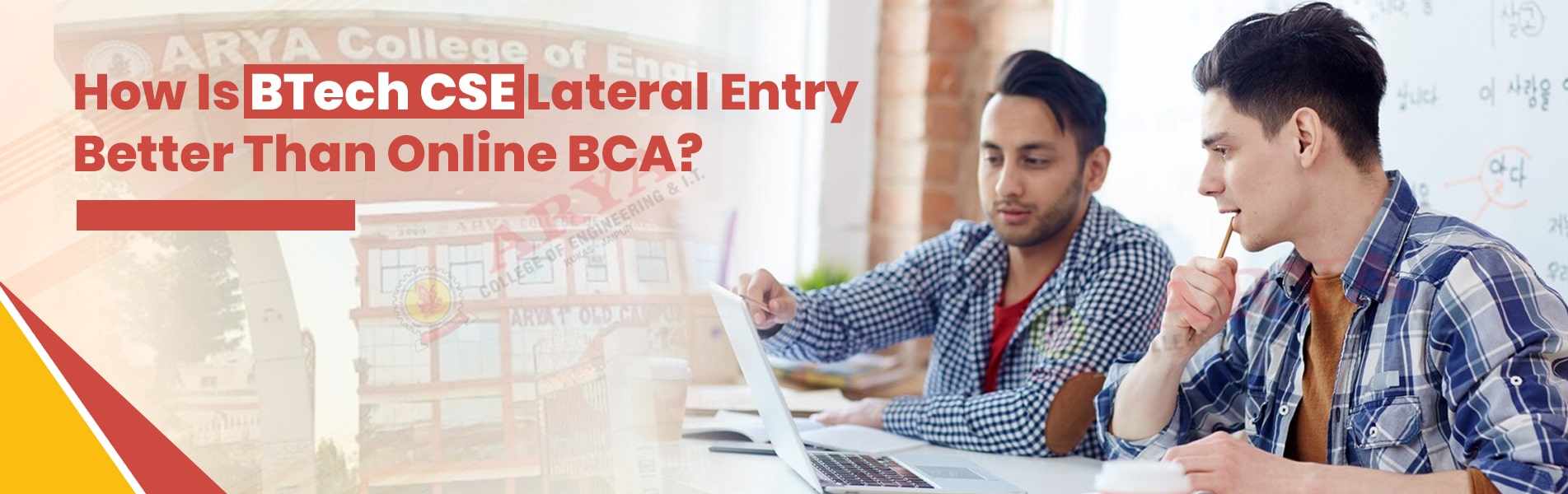 How Is BTech CSE Lateral Entry Better Than Online BCA?