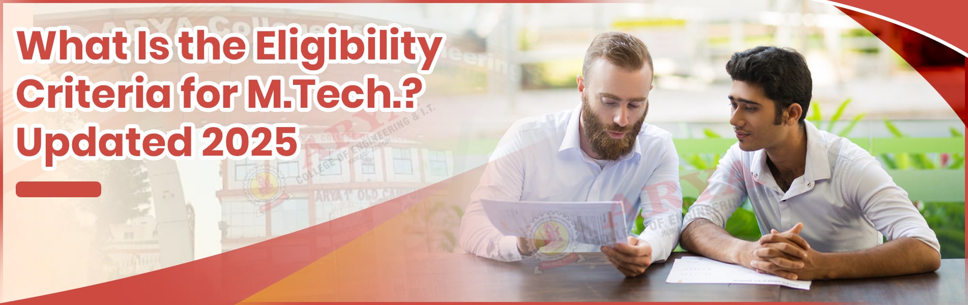 What Is the Eligibility Criteria for M.Tech.? Updated 2026