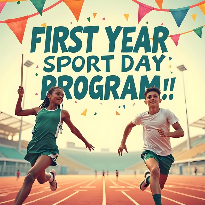 First Year Sport Day Program