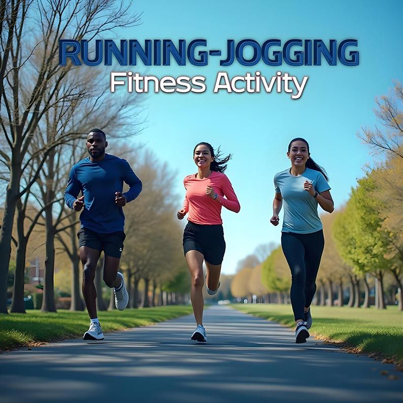 Running-Jogging Fitness Activity