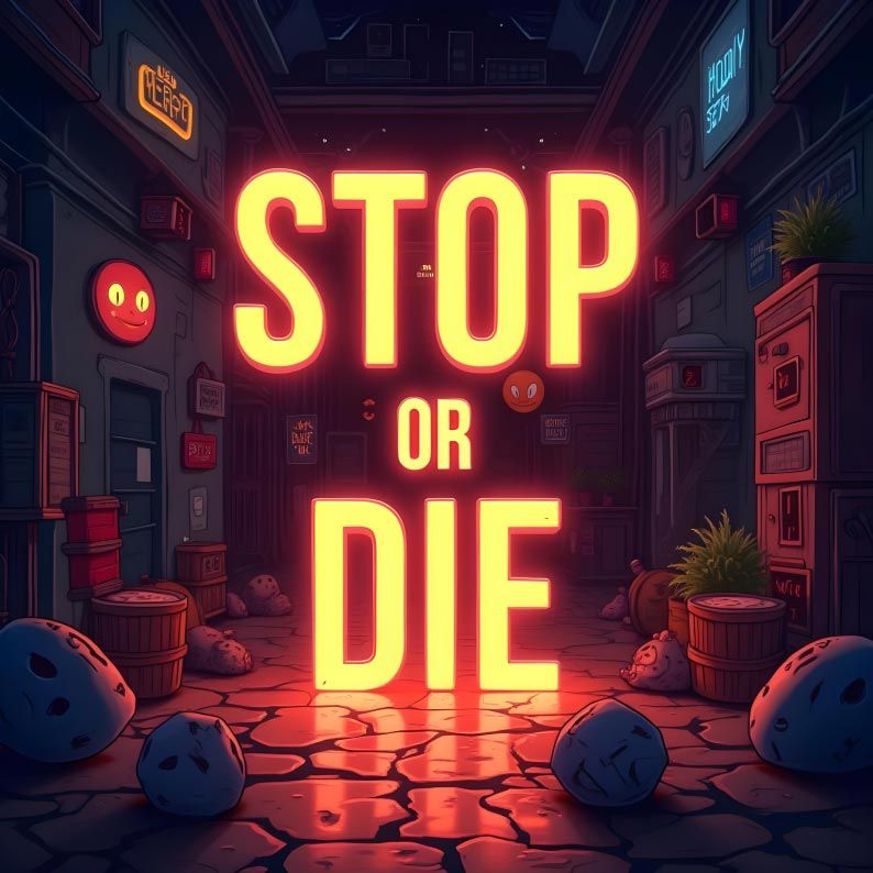 Stop or Die Challenge Fun Game-19